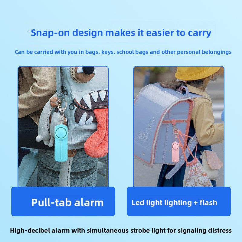 ProGuard Personal Safety Alarm Keychain - 130dB Emergency Siren with LED Light