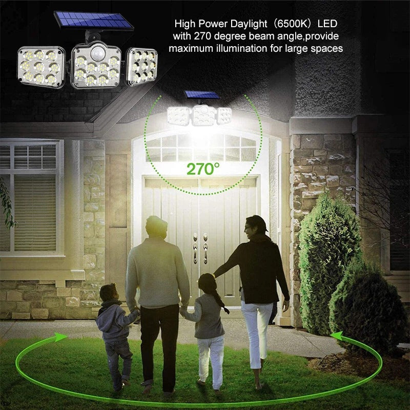 ProGuard Solar Motion Sensor Security Light ? Auto On/Off Outdoor Flood Light