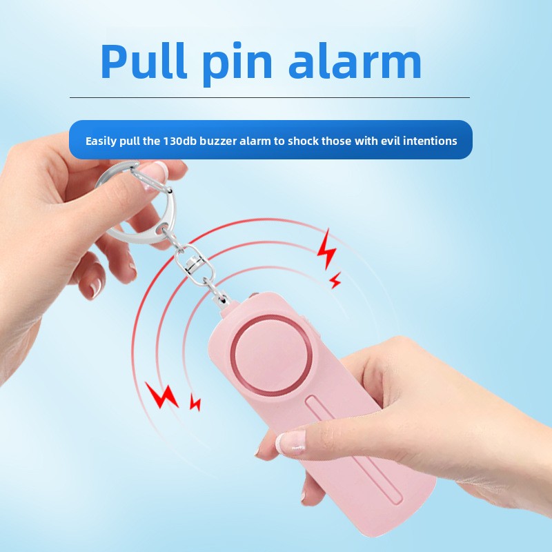 ProGuard Personal Safety Alarm Keychain - 130dB Emergency Siren with LED Light
